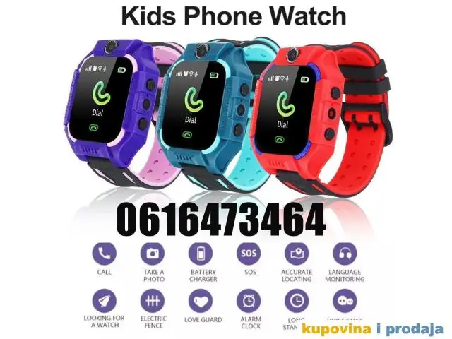 Q19 Deciji Smart Watch 2G, LBS Location Sim Kartica - 1