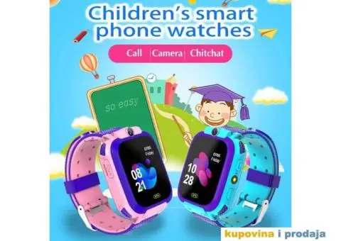 Deciji Smart Sat Q12B, lbs Pracenje, Sim Kartica, 2G,SOS - 2/15