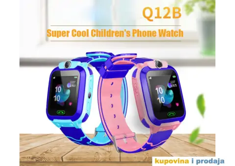 Deciji Smart Sat Q12B, lbs Pracenje, Sim Kartica, 2G,SOS - 4/15