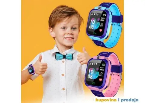 Deciji Smart Sat Q12B, lbs Pracenje, Sim Kartica, 2G,SOS - 6/15