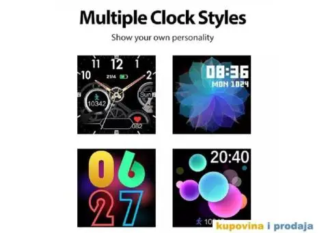 V4 Unisex Bluetooth Fitnes Smart Watch, Bluetooth Pozivi - 15/15