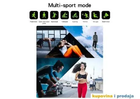 Ženski Bluetooth Smart Watch - Gold Narukvica - 9/15