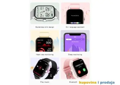 Ženski Bluetooth Smart Watch - Gold Narukvica - 11/15