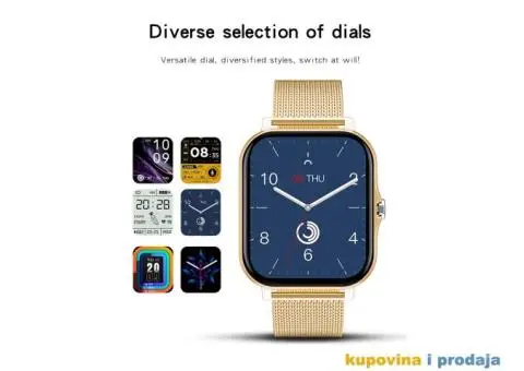 Ženski Bluetooth Smart Watch - Gold Narukvica - 13/15