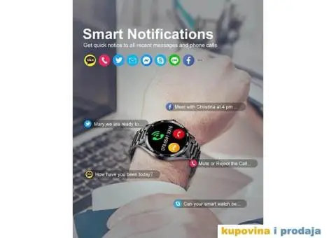 Bluetooth Smart Watch, Bluetooth Pozovi - 12/15