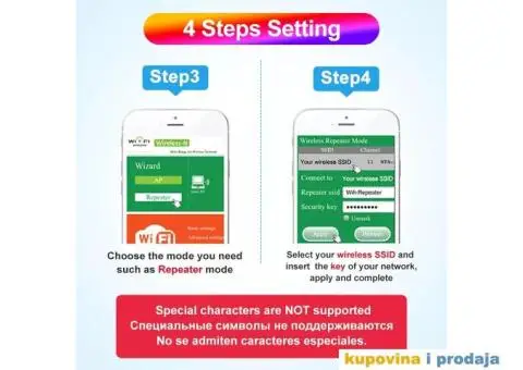 WIFI pojačivač signala WIFI repeater Wifi Ruter 300mps - 7/15