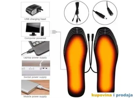 USB Električni ulošci za obucu za grijanje stopala - 2/15