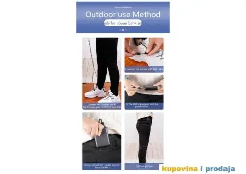 USB Električni ulošci za obucu za grijanje stopala - 8/15