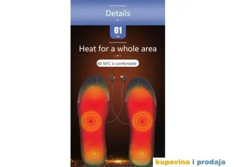 USB Električni ulošci za obucu za grijanje stopala - 11/15