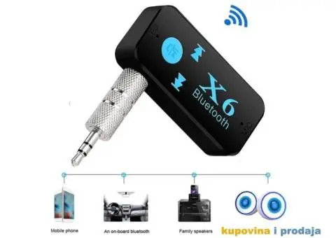 X6 Bluetooth Resiver Auto Car Kit - 12/15