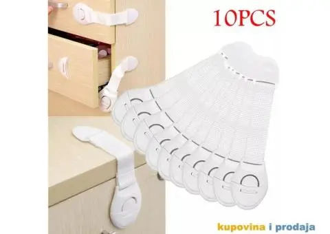 10 kom Bebi zaštita za ormane,fioke,komode i slicno - 1/15