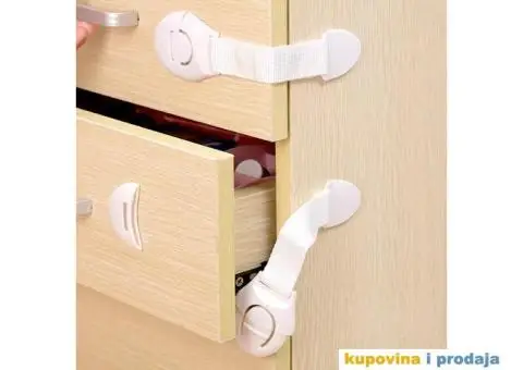 10 kom Bebi zaštita za ormane,fioke,komode i slicno - 3/15