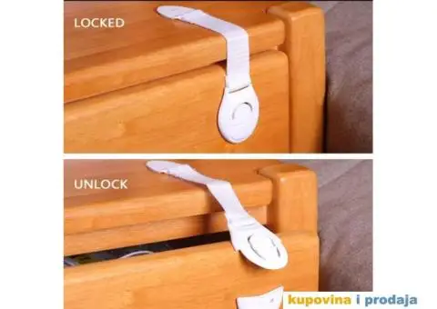 10 kom Bebi zaštita za ormane,fioke,komode i slicno - 4/15