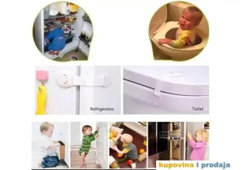 10 kom Bebi zaštita za ormane,fioke,komode i slicno - 12/15
