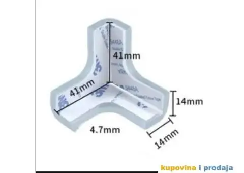 10 kom. Samoljepljivi protector za decu za ivice - 5/8