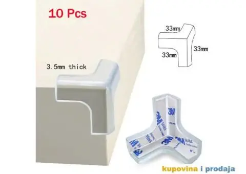 10 kom. Samoljepljivi protector za decu za ivice - 6/8