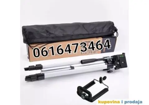 Tripod / Stativ 135 cm Torba i Držač za mobilni telefon - 3/15