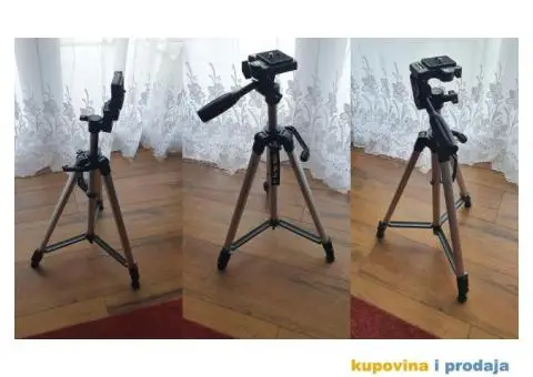 Tripod / Stativ 135 cm Torba i Držač za mobilni telefon - 8/15