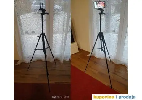 Tripod / Stativ 135 cm Torba i Držač za mobilni telefon - 9/15