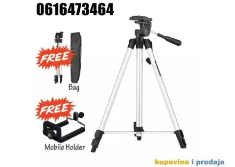 Tripod / Stativ 135 cm Torba i Držač za mobilni telefon - 12/15