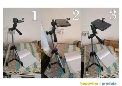 Stativ 105cm + Drzac za telefon + Torba - 6/15