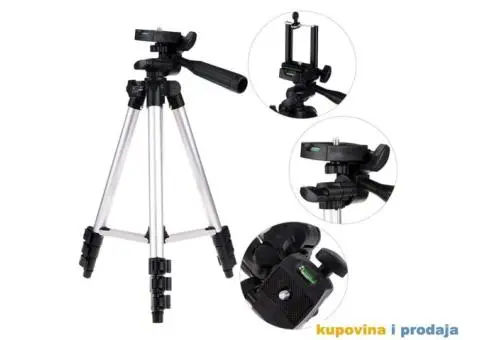 Stativ 105cm + Drzac za telefon + Torba - 14/15