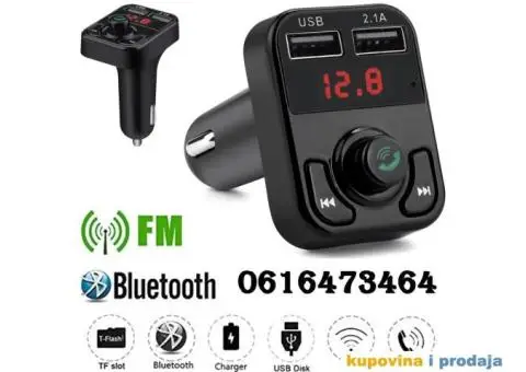 V2 Bluetooth Auto Car Kit USB punjač MP3 Handsfree FM - 3/15
