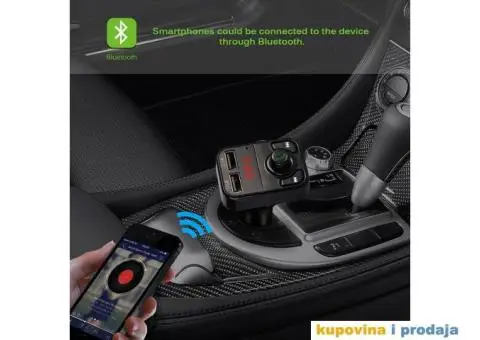 V2 Bluetooth Auto Car Kit USB punjač MP3 Handsfree FM - 7/15