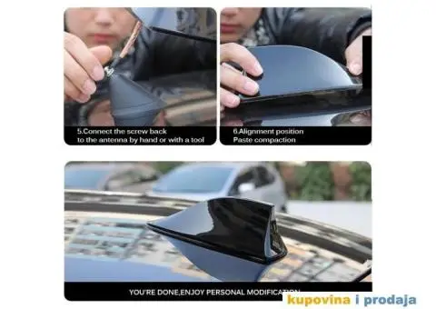 Ajkula Shark Krovna Auto Radio FM Antena - 15/15