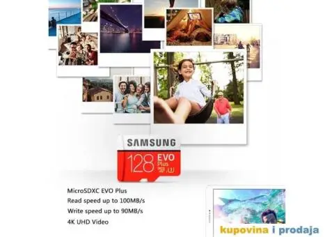 NOVO - Samsung Evo Plus 128Gb, 256GB, 512GB Micro SD Kartic - 11/15