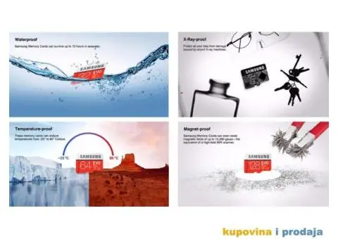 NOVO - Samsung Evo Plus 128Gb, 256GB, 512GB Micro SD Kartic - 12/15