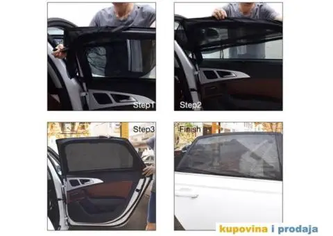 Univerzalne zavesice, stitnik od sunca, za zadnja stakla - 12/14