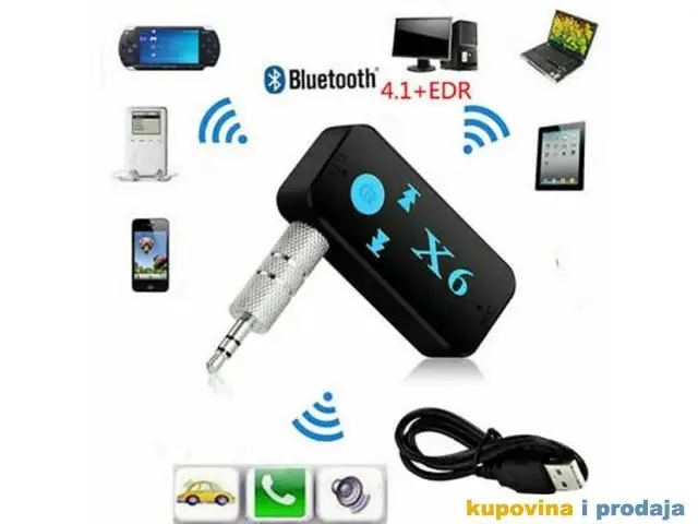 X6 Bluetooth Resiver Auto Car Kit - 1