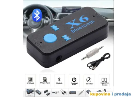X6 Bluetooth Resiver Auto Car Kit - 9/14