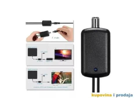 Pojačivač TV signala za Sobne Antene - 10/14