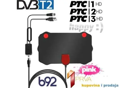 Sobna HDTV DVBT2 TV Antena - 15/15