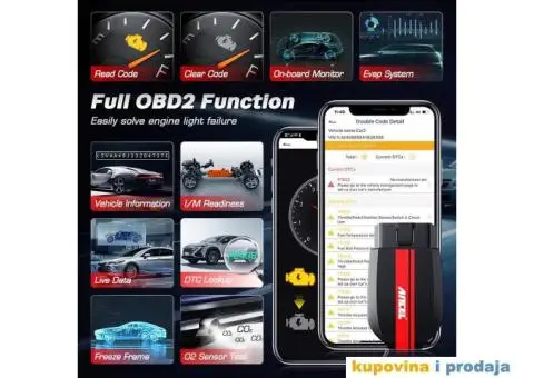 ANCEL BD200 Bluetooth OBD2 Auto dijagnostički alat - 3/15