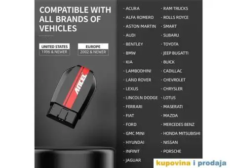 ANCEL BD200 Bluetooth OBD2 Auto dijagnostički alat - 5/15