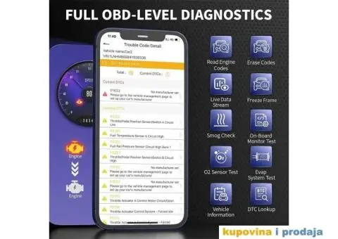 ANCEL BD200 Bluetooth OBD2 Auto dijagnostički alat - 6/15