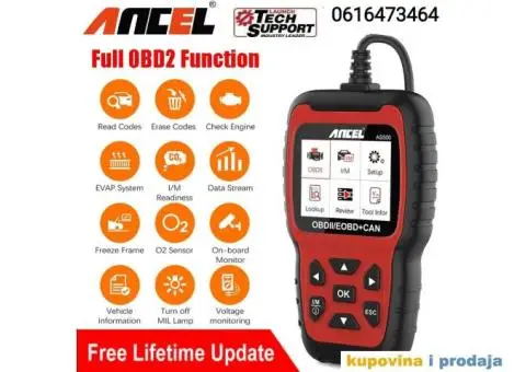 Novo - Ancel AS500 OBD2 Auto Diagnostika - 1/14