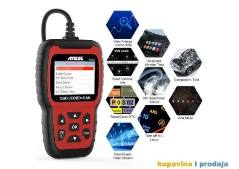 Novo - Ancel AS500 OBD2 Auto Diagnostika - 3/14