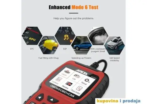 Novo - Ancel AS500 OBD2 Auto Diagnostika - 6/14