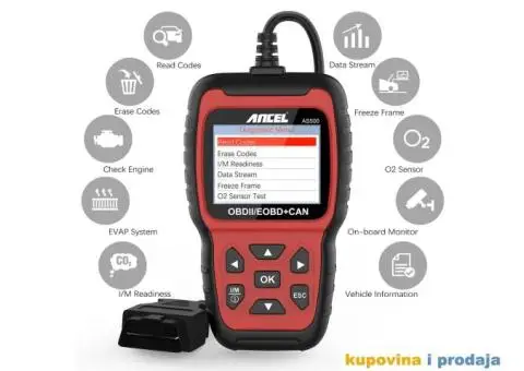 Novo - Ancel AS500 OBD2 Auto Diagnostika - 9/14
