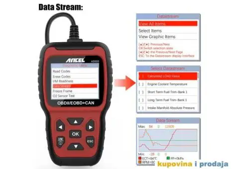 Novo - Ancel AS500 OBD2 Auto Diagnostika - 12/14
