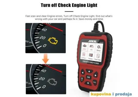 Novo - Ancel AS500 OBD2 Auto Diagnostika - 13/14