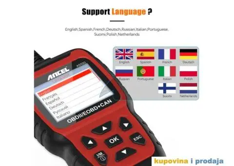 Novo - Ancel AS500 OBD2 Auto Diagnostika - 14/14