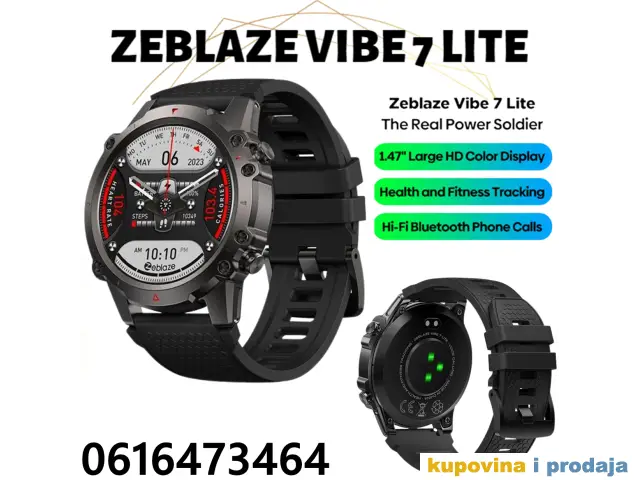 Novo - Zeblaze Vibe 7 Lite Bluetooth Smartwatch, Pozivi - 1