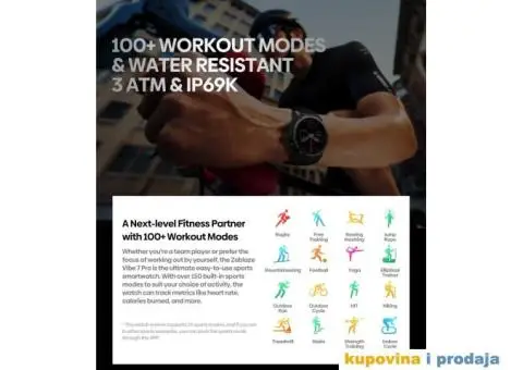 Novo - Zeblaze Vibe 7 Lite Bluetooth Smartwatch, Pozivi - 5/15