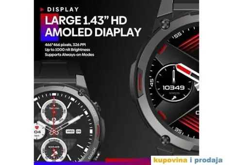 Novo - Zeblaze Vibe 7 Lite Bluetooth Smartwatch, Pozivi - 8/15