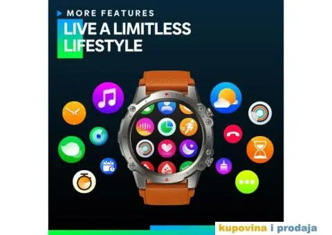 Novo - Zeblaze Vibe 7 Lite Bluetooth Smartwatch, Pozivi - 11/15